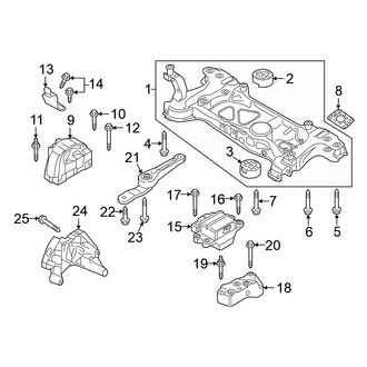 Volkswagen OE - Engine / Transaxle - Engine & Transmission Mounting (2.0L Gas)