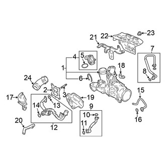 Volkswagen OE - Engine / Transaxle - Turbocharger & Components (2.0L)
