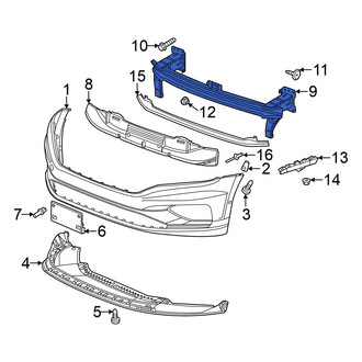 Volkswagen OE - Front Bumper Impact Bar