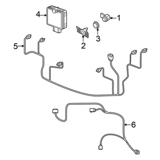 Volkswagen OE - Front Bumper - Bumper & Components (Electrical Components)