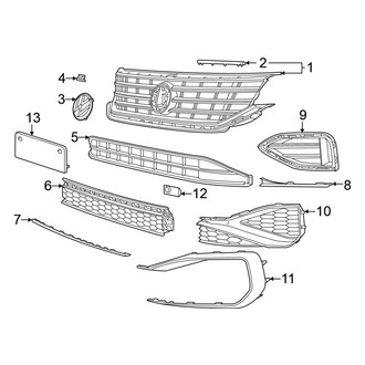 Volkswagen OE - Grille & Components
