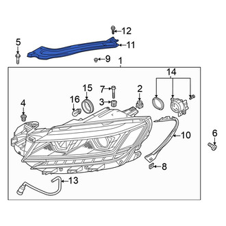 Volkswagen OE - Front Left Headlight Bracket