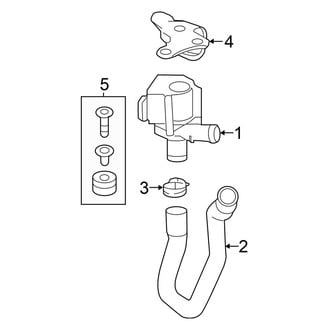 Volkswagen OE - Cooling - Water Pump (Auxiliary)