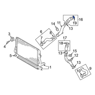 Volkswagen OE - Intercooler Tube Seal