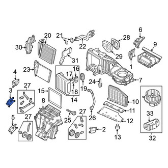 Volkswagen OE - Left HVAC Blend Door Actuator