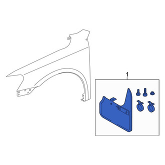 Volkswagen OE - Front Mud Flap Kit