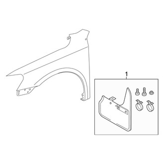 Volkswagen OE - Fender - Exterior Trim (R-Line)