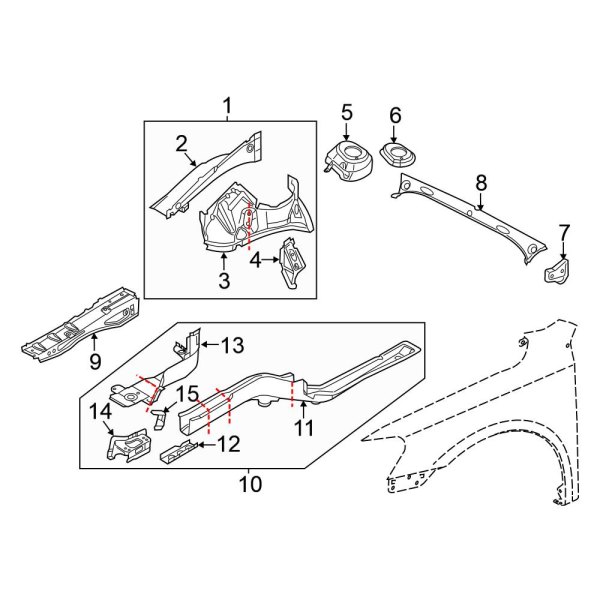 Fender - Structural Components & Rails