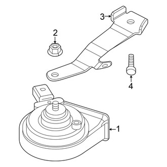 Volkswagen OE - Electrical - Horn