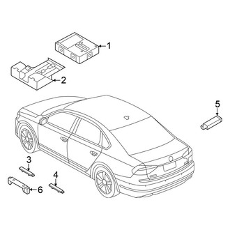 Volkswagen OE - Electrical - Keyless Entry Components