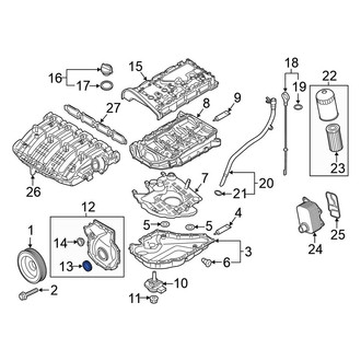 Volkswagen OE - Engine Timing Cover Insulator