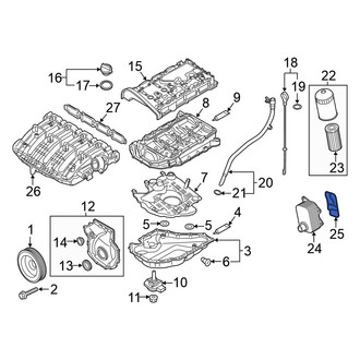 Volkswagen OE - Engine Oil Cooler Gasket