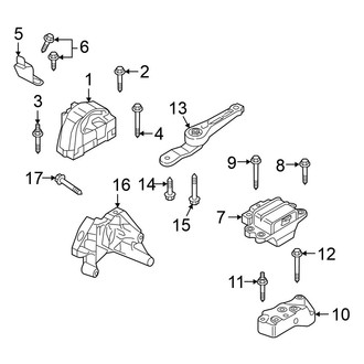 Volkswagen OE - Engine / Transaxle - Engine & Transmission Mounting