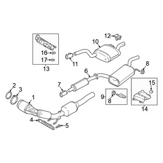 Volkswagen OE - Exhaust System - Exhaust Components