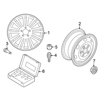 Volkswagen OE - Wheels (18"), (SE / SEL)