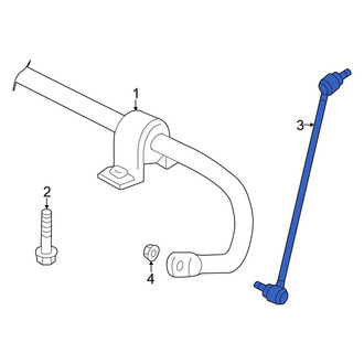 Volkswagen OE - Front Suspension Stabilizer Bar Link