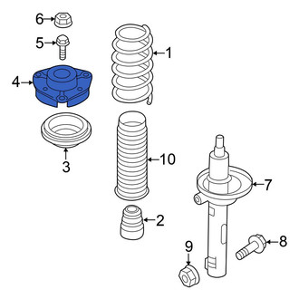 Volkswagen OE - Front Suspension Strut Mount