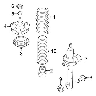 Volkswagen OE - Front Suspension - Struts & Components