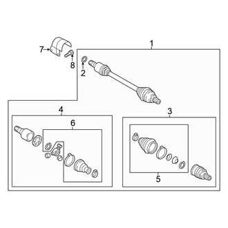 Volkswagen OE - Front Suspension - Drive Axles