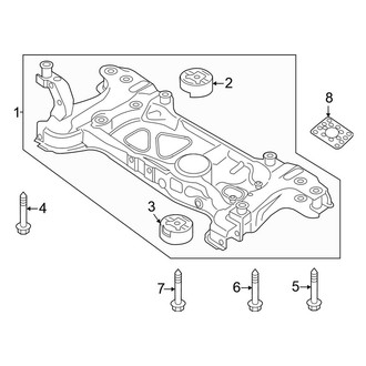 Volkswagen OE - Front Suspension - Suspension Mounting