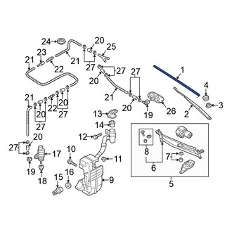 Volkswagen OE - Left Wiper Blade