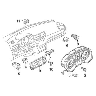 Volkswagen OE - Instrument Panel - Cluster & Switches (R-Line / S / SE / SEL)