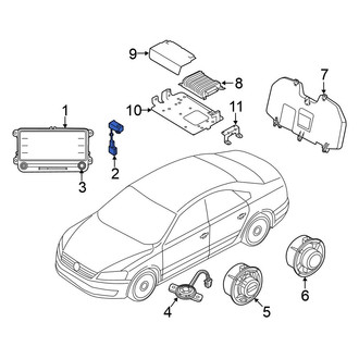 Volkswagen OE - Navigation Microphone