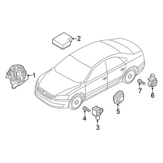 Volkswagen OE - Restraint Systems - Air Bag Components (Modules and Sensors)