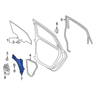Volkswagen OE - Rear Left Window Regulator