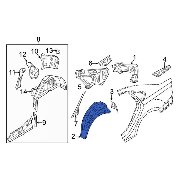 Wheel Housing Side Panel