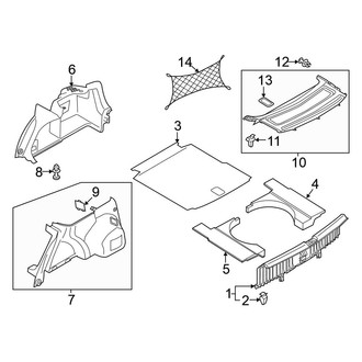 Volkswagen OE - Rear Body & Floor - Interior Trim