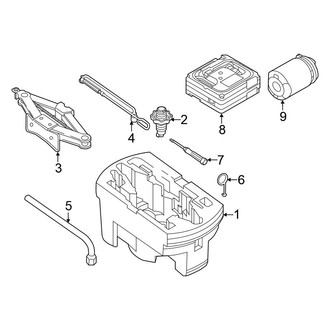 Volkswagen OE - Rear Body & Floor - Jack & Components