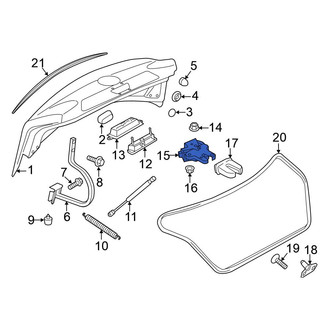 Volkswagen OE - Rear Deck Lid Latch