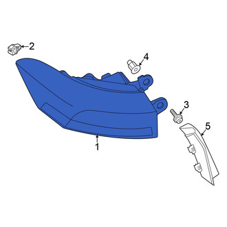 Volkswagen OE - Rear Right Tail Light Assembly