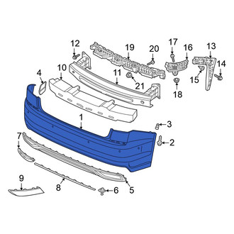 Volkswagen OE - Rear Bumper Cover