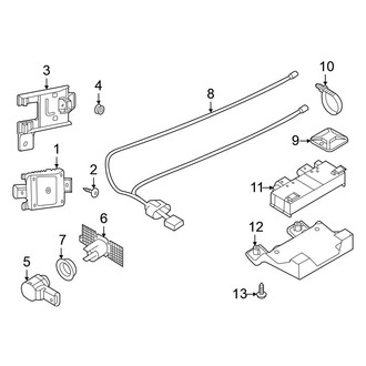 Volkswagen OE - Rear Bumper - Electrical Components