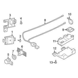 Volkswagen OE - Rear Bumper - Electrical Components