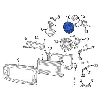 Volkswagen OE - Engine Cooling Fan Blade