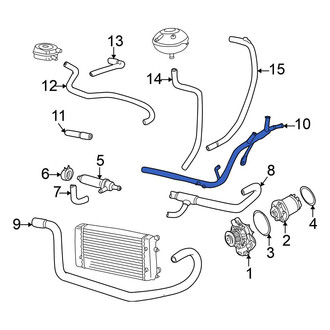 Volkswagen OE - Engine Coolant Pipe
