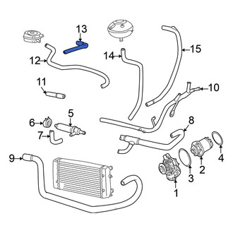 Volkswagen OE - HVAC Heater Hose
