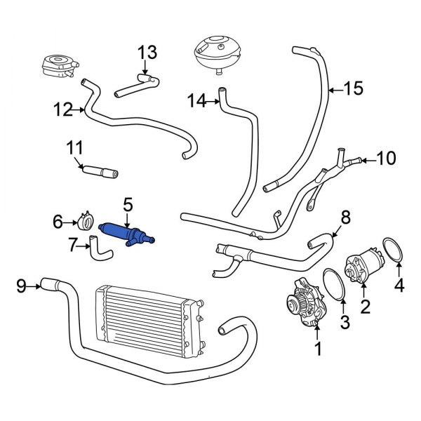 Engine Auxiliary Water Pump