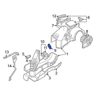 Volkswagen OE - Center HVAC Blower Motor Resistor