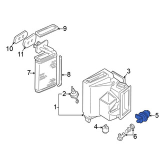 Volkswagen OE - Front HVAC Heater Control Valve