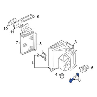 Volkswagen OE - HVAC Heater Control Valve Bracket