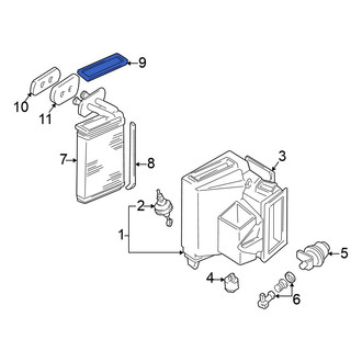 Volkswagen OE - HVAC Heater Core Seal
