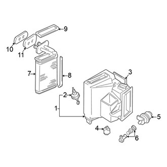 Volkswagen OE - Air Conditioner & Heater - Heater (With A/C)