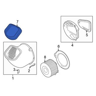 Volkswagen OE - Cabin Air Filter Case Seal