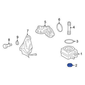 Volkswagen OE - Engine Oil Cooler Nut