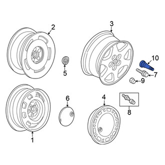 Volkswagen OE - Tire Valve Stem