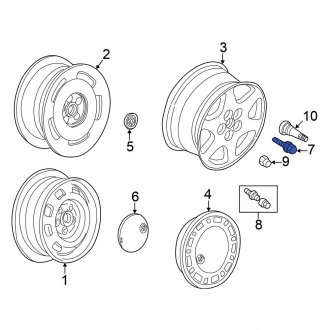 Volkswagen Eurovan OEM Wheels & Tires | Lug Nuts, TPMS Sensors — CARiD.com